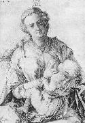 Albrecht Durer The Virgin Nursing the Child Spain oil painting artist